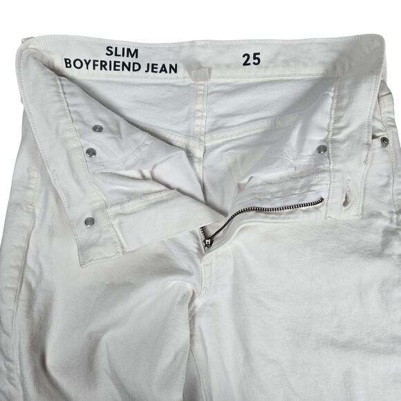 J. Crew Slim boyfriend jean in white 25 BF533 - Picture 4 of 11